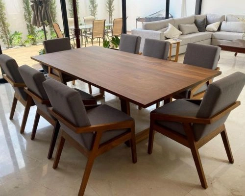 Custom 8 and 10-seater dining table